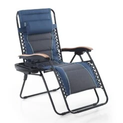PHI VILLA Oversize Padded Adjustable Zero Gravity Chair With Cup Holder -Phi Villa LB 12091 6b9d281f 7b69 4959 a5e8 2925ee0632f1