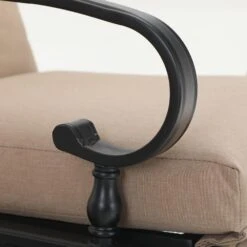 PHI VILLA Patio Lounge Chair Adjustable Metal Relaxing Recliner -Phi Villa LB 19040 8cdf357e 4f2b 4e01 84eb 6161930ad84f