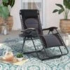 PHI VILLA Oversize Padded Adjustable Zero Gravity Chair With Cup Holder -Phi Villa Oversize Padded Adjustable Zero Gravity Chair 1