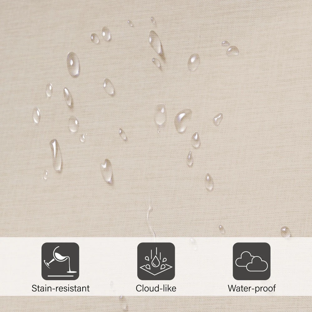 5-Piece Outdoor Dining Set With Rattan Swivel Chairs And Square Table PHI VILLA 7 5-Piece Outdoor Dining Set With Rattan Swivel Chairs And Square Table PHI VILLA - Image 5