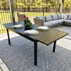 6-8 Person Extenable Outdoor Dining Table PHI VILLA