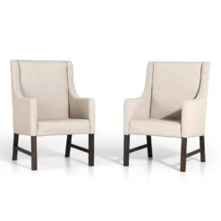 PHI VILLA Patio Textilene Fabric Padded Fixed Dining Chairs, Set Of 2 -Phi Villa PHIVILLAPatioTextilenePaddedFixedChairs Setof2 2e8ad5ae 9703 4caa 849e 6b9851f27b64