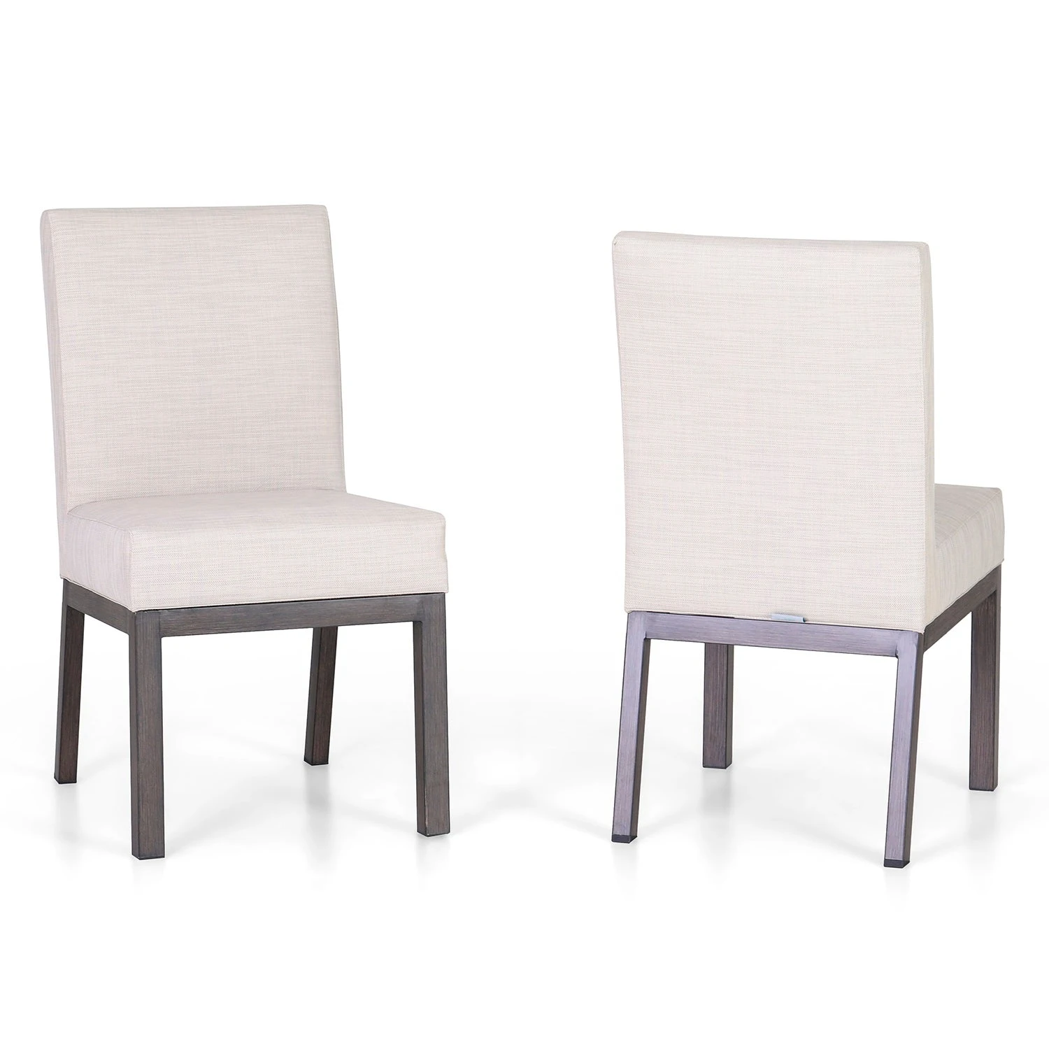PHI VILLA Patio Textilene Padded Fixed Dining Chairs, Set Of 2 10 PHI VILLA Patio Textilene Padded Fixed Dining Chairs, Set Of 2 - Image 8