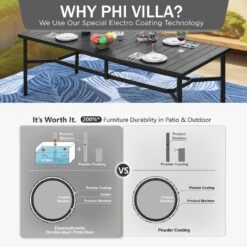 9-Piece Patio Dining Set With Stylish Rattan Rope Chairs And Long Table For 8-Phi Villa -Phi Villa PV 453 PV 1 04c08c65 ad51 493c a336 c3ca8bb11ba7 1