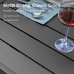 9-Piece Gray Textilene Fixed Chair Dining Set For Deck-Phi Villa 19 9-Piece Gray Textilene Fixed Chair Dining Set For Deck-Phi Villa -Phi Villa PV 453 PV 4 c3be127d 5af6 4e97 a984 0180f30802d1 3