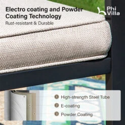 Stylish Rattan Rope Patio Dining Chairs-Phi Villa -Phi Villa PV 471 05 2