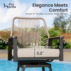 Phi Villa Mirage Rope-art High Bar Stools For Outdoor Pub -Phi Villa PV 483 484 PV 25.3.14 1 3 1 07616fdd dcaf 4b08 b86a faab3f02ba87