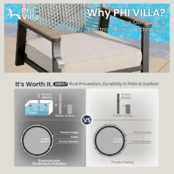 Phi Villa Mirage Rope-art High Bar Stools For Outdoor Pub -Phi Villa PV 483 484 PV 25.3.14 1 4 1 783aad1b 3192 4e78 a888 b6ddcfeaeb22 1