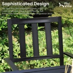 PHI VILLA 7-Piece Outdoor Patio Dining Set 6 Stackable Chairs And Rectangle Table -Phi Villa PV2024.4.23 2 cc235998 ec4a 4309 aaa1 8562e0d6855d