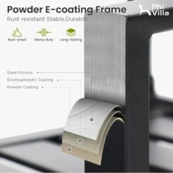 7-Piece Patio Dining Set For Backyard With Bullseye Pattern Chairs And Round Table-Phi Villa -Phi Villa PV 2024.4.26 3