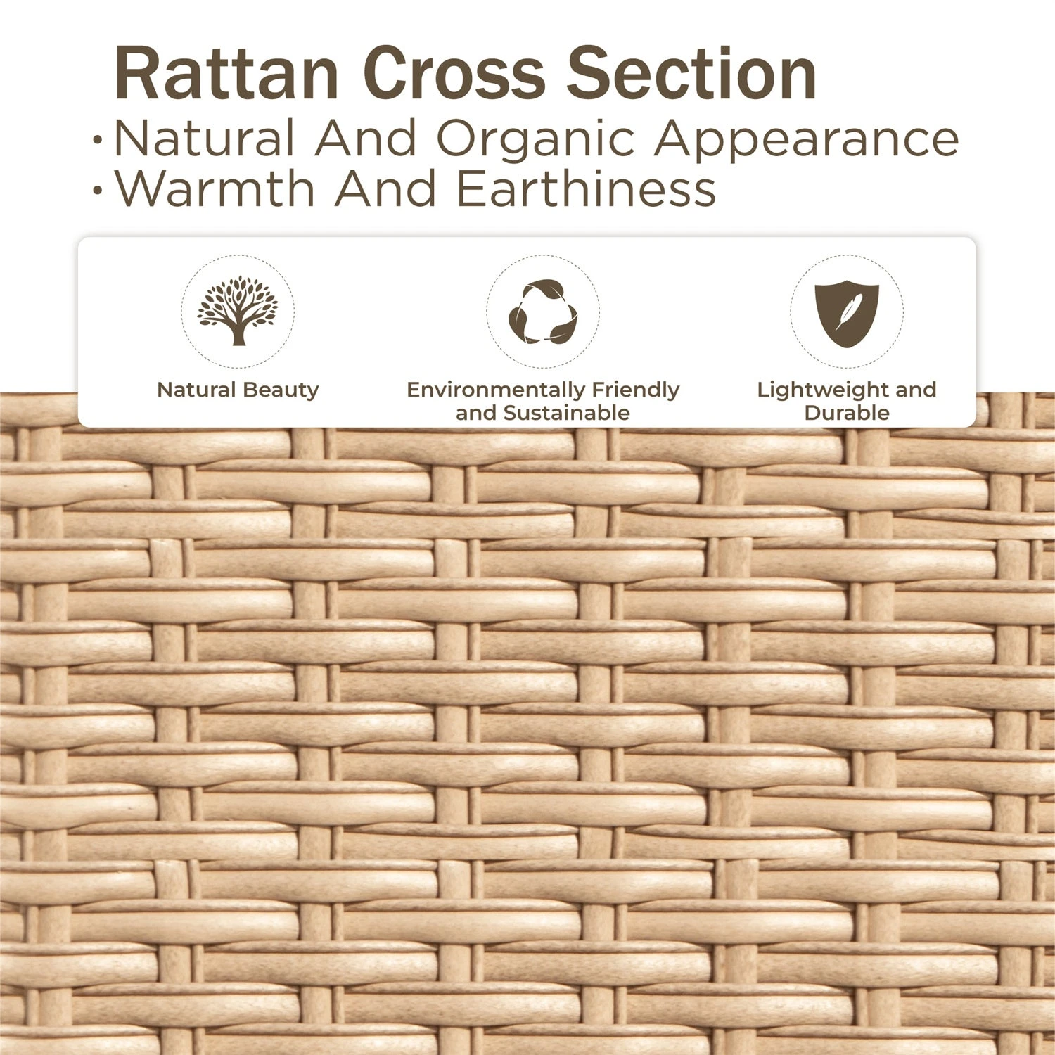 Phi Villa 5-Seater Outdoor Steel & Rattan Fresh Color Sofa Set With Coffee Table 19 Phi Villa 5-Seater Outdoor Steel & Rattan Fresh Color Sofa Set With Coffee Table - Image 17