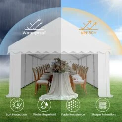 Phi Villa 20'x40' Heavy Duty Wedding Party Tent Outdoor Gazebo Shelter -Phi Villa PhiVilla13 x30 HeavyDutyWeddingPartyTent03