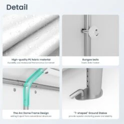 Phi Villa 20'x40' Heavy Duty Wedding Party Tent Outdoor Gazebo Shelter -Phi Villa PhiVilla13 x30 HeavyDutyWeddingPartyTent05