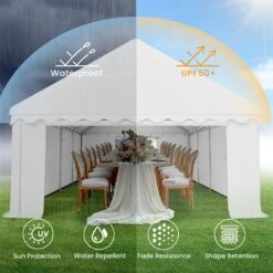 Phi Villa 20'x40' Heavy Duty Wedding Party Tent Outdoor Gazebo Shelter -Phi Villa Phi Villa 16 x26 Heavy Duty Wedding Party Tent03