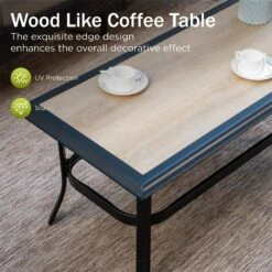 Phi Villa 7-Seater Wicker And Steel Outdoor Couch With Cushions Conversation Sofa Set -Phi Villa Phi Villa Wicker And Steel patio Conversation Sofa08 e789dd16 087e 42b4 a7d8 47689417cccc