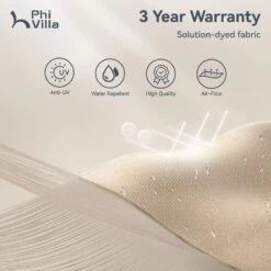 PHI VILLA 10ft Outdoor Patio Automatic Hydraulic Cantilever Parasols Umbrella 40 PHI VILLA 10ft Outdoor Patio Automatic Hydraulic Cantilever Parasols Umbrella -Phi Villa automatic hydraulic cantilever umbrella 360 degree outdoor patio parasols umbrellas beige 8 ee0239ef c331 4dda b612 3dd6a539f32f