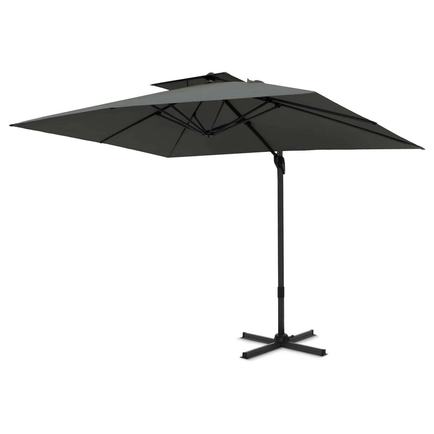 PHI VILLA 10ft Outdoor Patio Automatic Hydraulic Cantilever Parasols Umbrella 16 PHI VILLA 10ft Outdoor Patio Automatic Hydraulic Cantilever Parasols Umbrella - Image 14