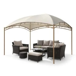 Phi Villa -Phi Villa phi villa 10 x13 patio curved gazebo outdoor arc top canopy8