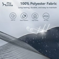 PHI VILLA 10ft Banana Parasol Umbrella Outdoor Offset Umbrella -Phi Villa phi villa 10ft banana parasol umbrella outdoor offset umbrella 3 56e025cb 5ace 455a a0e3 8cc1900d1a7e