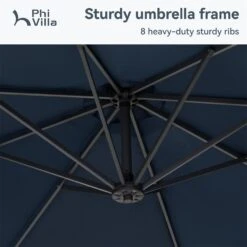 PHI VILLA 10ft Banana Parasol Umbrella Outdoor Offset Umbrella -Phi Villa phi villa 10ft banana parasol umbrella outdoor offset umbrella 7 69e2bdd7 349a 4774 b649 e9199f6156d2