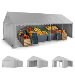 Phi Villa 13'x26' Outdoor Vendors Tent With Removable Sidewall -Phi Villa phi villa 13 x26 outdoor vendors tent01