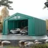 PHI VILLA 20x20ft Green Heavy Duty Storage Tent For Vehicles, Boats, Garden Tools & Large Equipment