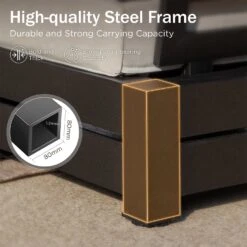 Phi Villa 4-Seater Outdoor Sectional Sofa With Deep Cushions And Wood Grain Table -Phi Villa phi villa 4 seater outdoor sectional sofa06 f1c0a92a 2659 4ed0 aa5f a59a0ec8f93a