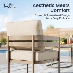 Phi Villa 5-Seater Patio Curved Metal Wood-Like Sofa Set -Phi Villa phi villa 5 seater patio metal wood like curved sofa set12