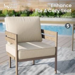 Phi Villa 5-Seater Patio Curved Metal Wood-Like Sofa Set -Phi Villa phi villa 5 seater patio metal wood like curved sofa set3