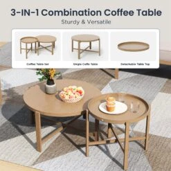 Phi Villa 5-Seater Patio Wood-Like Steel Conversation Sofa Set -Phi Villa phi villa 5 seater patio wood like steel sofa set04