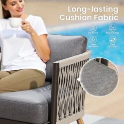 Phi Villa 6-Seater Modern Gray Woven Rope Outdoor Sofa -Phi Villa phi villa 6 seater modern gray woven rope outdoor sofa with table ottomans3