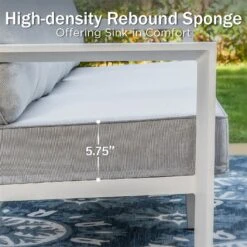 Phi Villa 7-Seater Patio Aluminum Sofa 6 Pcs Outdoor Furniture Set With Coffee Table 39 Phi Villa 7-Seater Patio Aluminum Sofa 6 Pcs Outdoor Furniture Set With Coffee Table -Phi Villa phi villa 7 seater patio aluminum sofa with armrests cushions backyard16 449a63c0 8ad6 4a58 92ed 3aac2818e72d