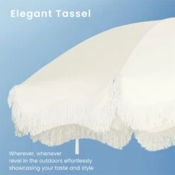 Phi Villa 7ft Patio Beach Tassel Umbrella UPF 50+ With Carry Bag -Phi Villa phi villa 7ft beach tassel umbrella07