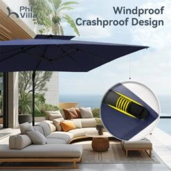 Phi Villa -Phi Villa phi villa 9x12ft cantilever patio umbrella07
