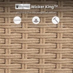 Phi Villa Patio Furniture Classic Garden Wicker Conversation Sofa Set -Phi Villa phi villa classic garden wicker coversation sofa06 5dd46d06 0d22 4bf5 9fd3 45d867d2e478