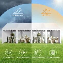 Phi Villa Heavy Duty Party Tent Wedding Event Shelter With Removable Sidewalls -Phi Villa phi villa heavy duty party tent wedding event shelter with removable sidewalls2