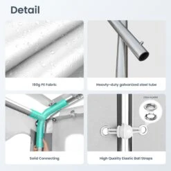 Phi Villa Heavy Duty Party Tent Wedding Event Shelter With Removable Sidewalls -Phi Villa phi villa heavy duty party tent wedding event shelter with removable sidewalls3