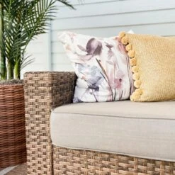 Phi Villa Luxury Patio Rattan Swivel Conversation Sofa Set -Phi Villa phi villa luxury outdoor wicker deep sofa patio rattan swivel conversation sets with loveseat02 31955443 361e 444b aed7 ffe61a27051b