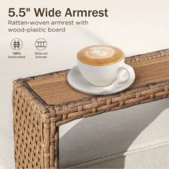 Phi Villa 6-Seater Modern Modular L-Shaped Outdoor Sectional Rattan Sofa Set -Phi Villa phi villa modern luxury l shaped sectional rattan outdoor sofa set with wide armrest and t shaped cushions04 34d257e4 23ab 4bcc 995a 59557b9265d5