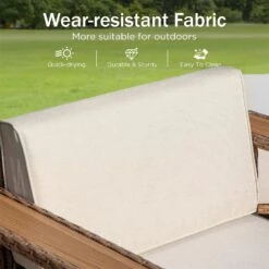 Phi Villa 4-Seater Modern Rattan Outdoor Conversation Sofa Set -Phi Villa phi villa modern luxury l shaped sectional rattan outdoor sofa set with wide armrest and t shaped cushions07