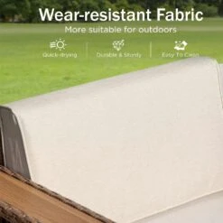 Phi Villa 6-Seater Modern Modular L-Shaped Outdoor Sectional Rattan Sofa Set -Phi Villa phi villa modern luxury l shaped sectional rattan outdoor sofa set with wide armrest and t shaped cushions07 4efb8449 eb55 40f4 99eb 7b38ab85f581