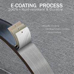 Phi Villa 7-Seater Patio Steel Conversation Sofa Sets With Coffee Table -Phi Villa phi villa outdoor patio steel sofa set01 dcaa0cf5 1e4f 413b 9869 3af7dfe5db95