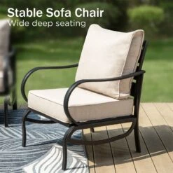 Phi Villa 9-Seater Patio Steel Sofa With Cushions And Multi-functional Ottomans -Phi Villa phi villa outdoor patio steel sofa set13 1626ea22 4993 4ca0 a751 0e2b42dc2438