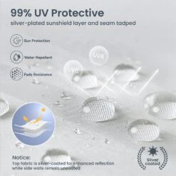 Phi Villa Pop Up Canopy Tent For Party Outdoor Gazebo With Wheeled Storage Bag -Phi Villa phi villa outdoor pop up canopy tent gazebo for party wedding gazebo tent with wheeled storage bag06