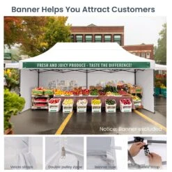 Phi Villa Pop Up Canopy Tent For Party Outdoor Gazebo With Wheeled Storage Bag -Phi Villa phi villa outdoor pop up canopy tent gazebo for party wedding gazebo tent with wheeled storage bag07