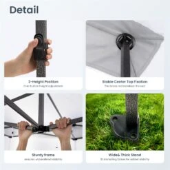 Phi Villa Pop Up Canopy Tent For Party Outdoor Gazebo With Wheeled Storage Bag -Phi Villa phi villa outdoor pop up canopy tent gazebo for party wedding gazebo tent with wheeled storage bag 3 97a76c88 9546 4f65 96d4 04eef62fd200