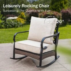 Phi Villa 4-Seater Outdoor Steel & Rattan Dark Color Sofa Set With Coffee Table 34 Phi Villa 4-Seater Outdoor Steel & Rattan Dark Color Sofa Set With Coffee Table -Phi Villa phi villa outdoor steel rattan beige sofa04