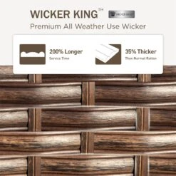 Phi Villa 4-Seater Outdoor Steel & Rattan Dark Color Sofa Set With Coffee Table 39 Phi Villa 4-Seater Outdoor Steel & Rattan Dark Color Sofa Set With Coffee Table -Phi Villa phi villa outdoor steel rattan beige sofa10