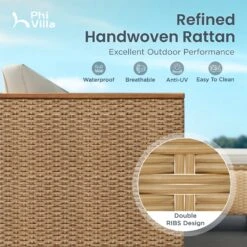 Phi Villa Patio 3-Piece All Weather Wicker Sofa -Phi Villa phi villa patio 3 piece all weather wicker sofa04