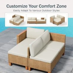 Phi Villa Patio 3-Piece All Weather Wicker Sofa -Phi Villa phi villa patio 3 piece all weather wicker sofa08